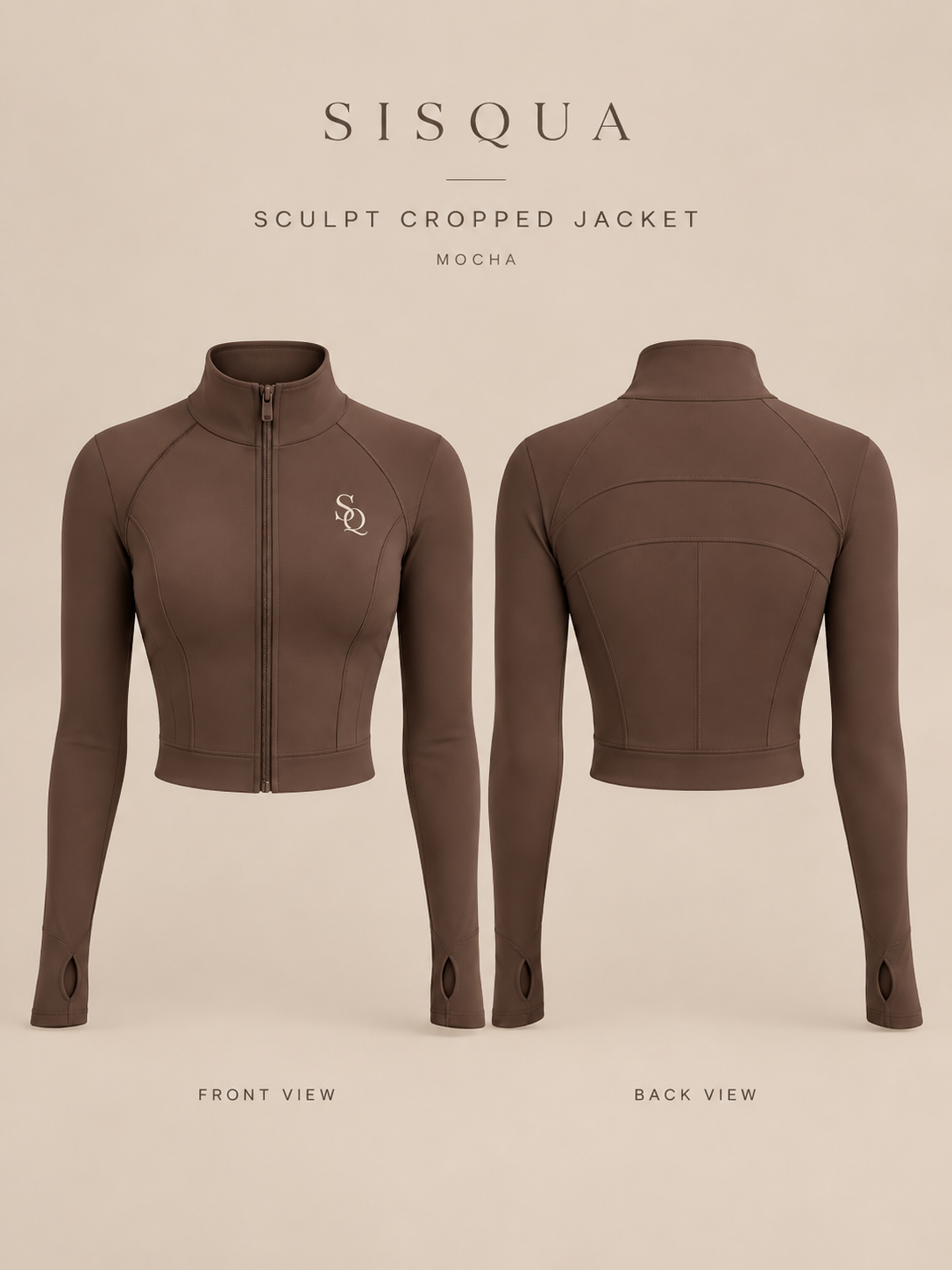 SISQUA Sculpt Cropped Jacket