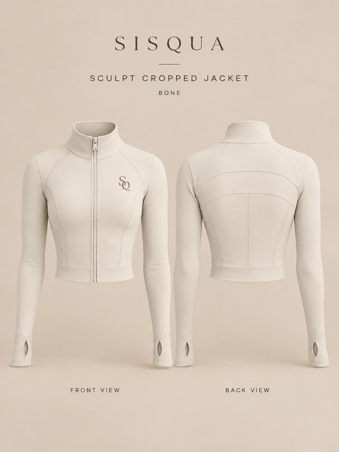 SISQUA Sculpt Cropped Jacket