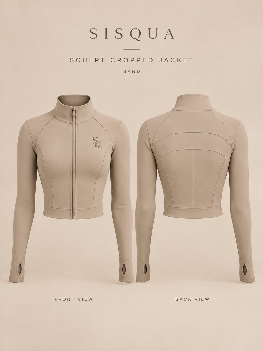 SISQUA Sculpt Cropped Jacket
